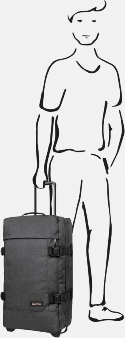 Eastpak TRANVERZ M Reiskoffer (67 X 35.5 X 30 Cm) - Black Denim 21 Eastpak TRANVERZ M Reiskoffer (67 X 35.5 X 30 Cm) - Black Denim -Eastpak 444x1200