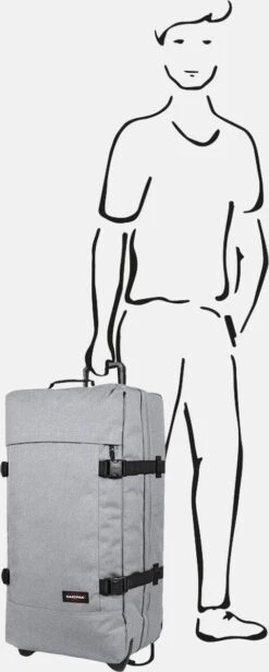 Eastpak TRANVERZ L Reiskoffer (79 X 40 X 33 Cm) - Sunday Grey -Eastpak 481x1200