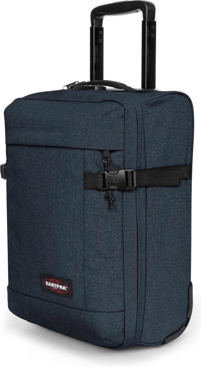 Eastpak TRANVERZ XXS Reiskoffer, Handbagage (45 X 32 X 20 Cm) - Triple Denim 2 Eastpak TRANVERZ XXS Reiskoffer, Handbagage (45 X 32 X 20 Cm) - Triple Denim - Afbeelding 2