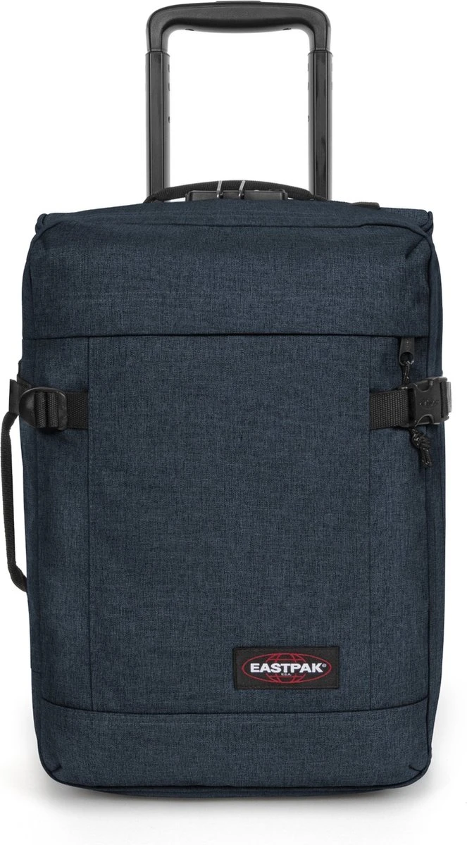 Eastpak TRANVERZ XXS Reiskoffer, Handbagage (45 X 32 X 20 Cm) - Triple Denim 1 Eastpak TRANVERZ XXS Reiskoffer, Handbagage (45 X 32 X 20 Cm) - Triple Denim